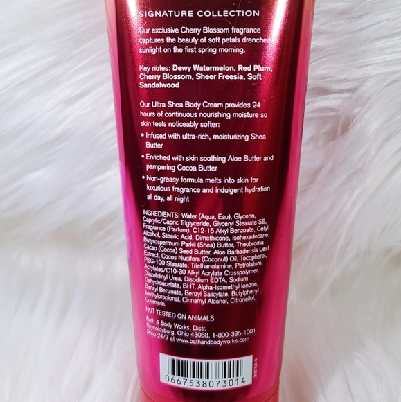 BATH & BODY WORKS CHERRY BLOSSOM BODY CREAM - Picture 4 of 4